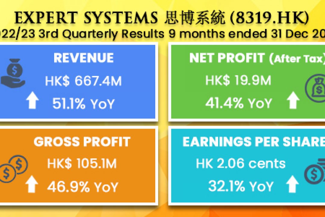 思博系統 (8319.HK) 2022/23第三季度業績公告