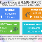 思博系統 (8319.HK) 2024年財政年度業績公告